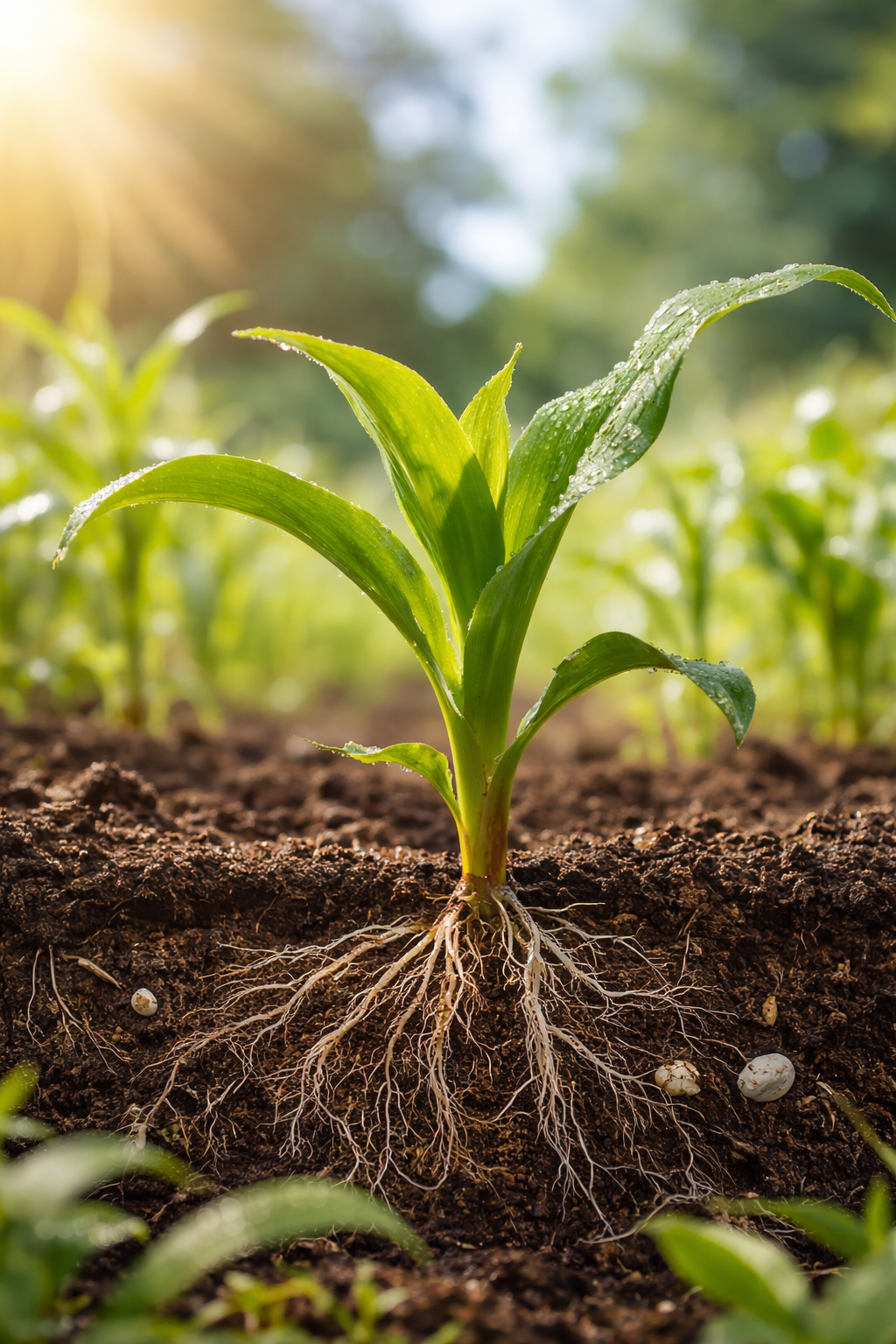 Nutrient uptake for plants and enhances utilization of fertilizers and its nutrients